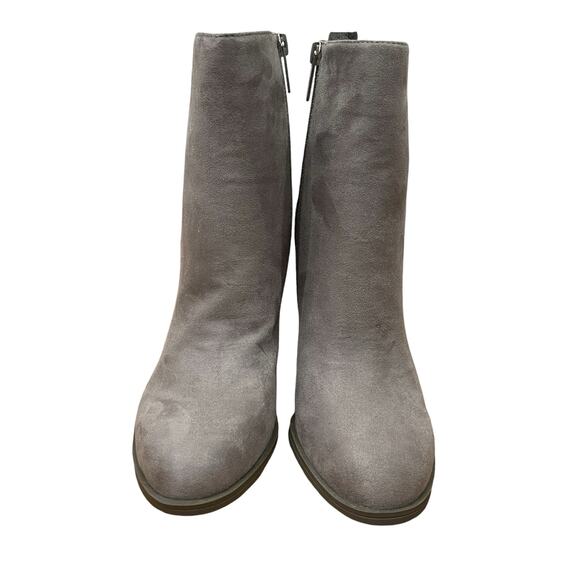 Circus by Sam Edelman Rollins Grey Croc Embossed Suede Bootie Size 8.5 - Picture 2 of 14